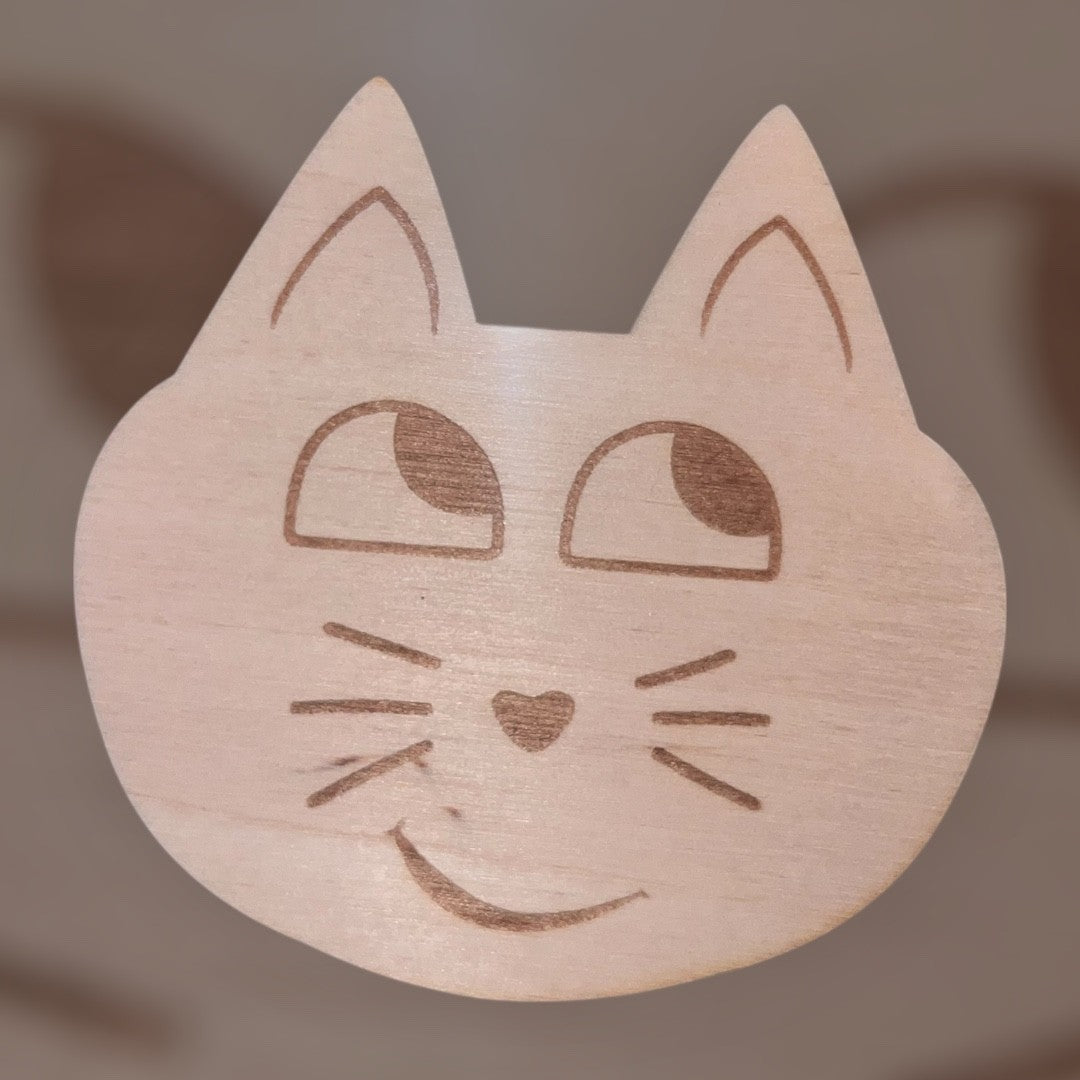 Aimant tête de chat