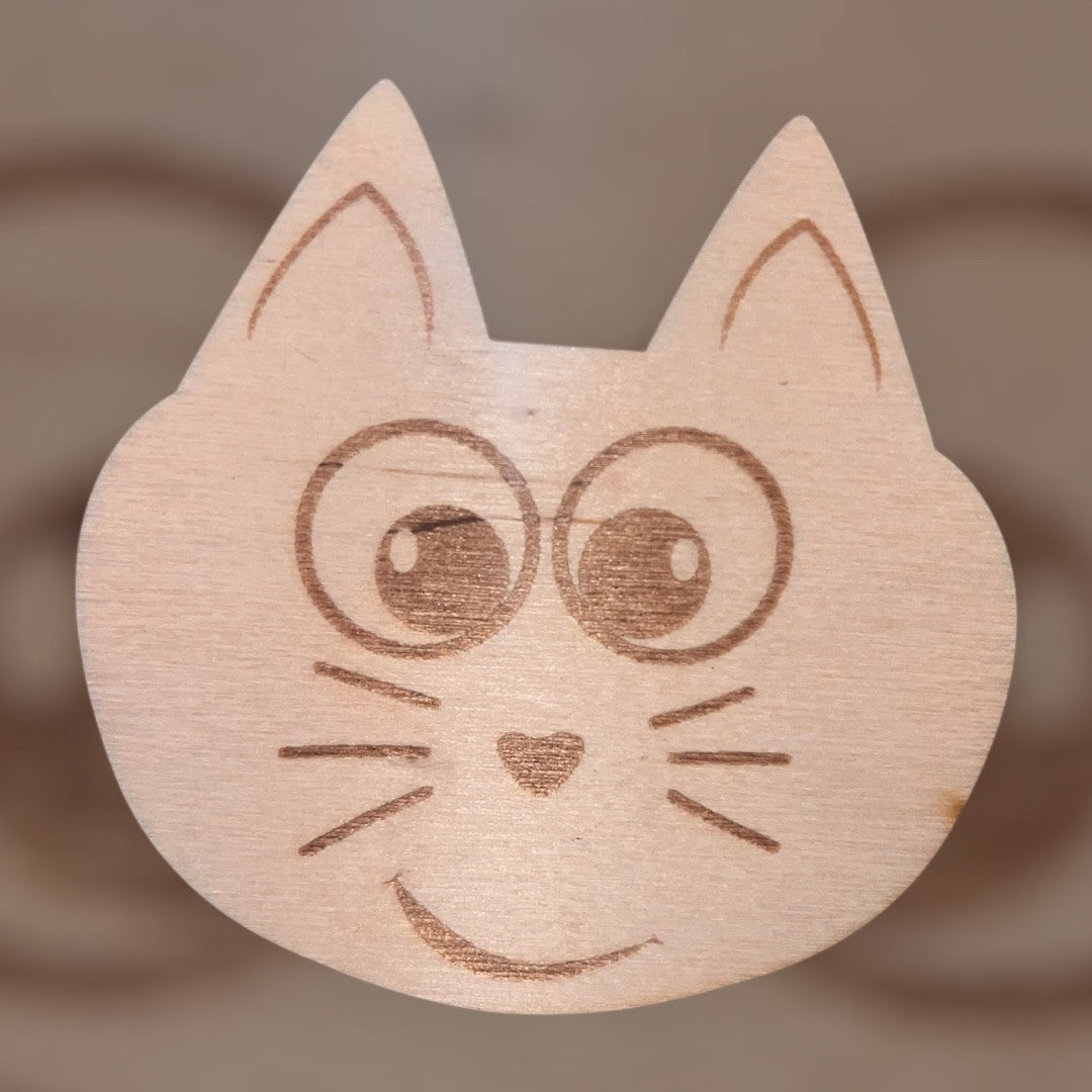 Aimant tête de chat