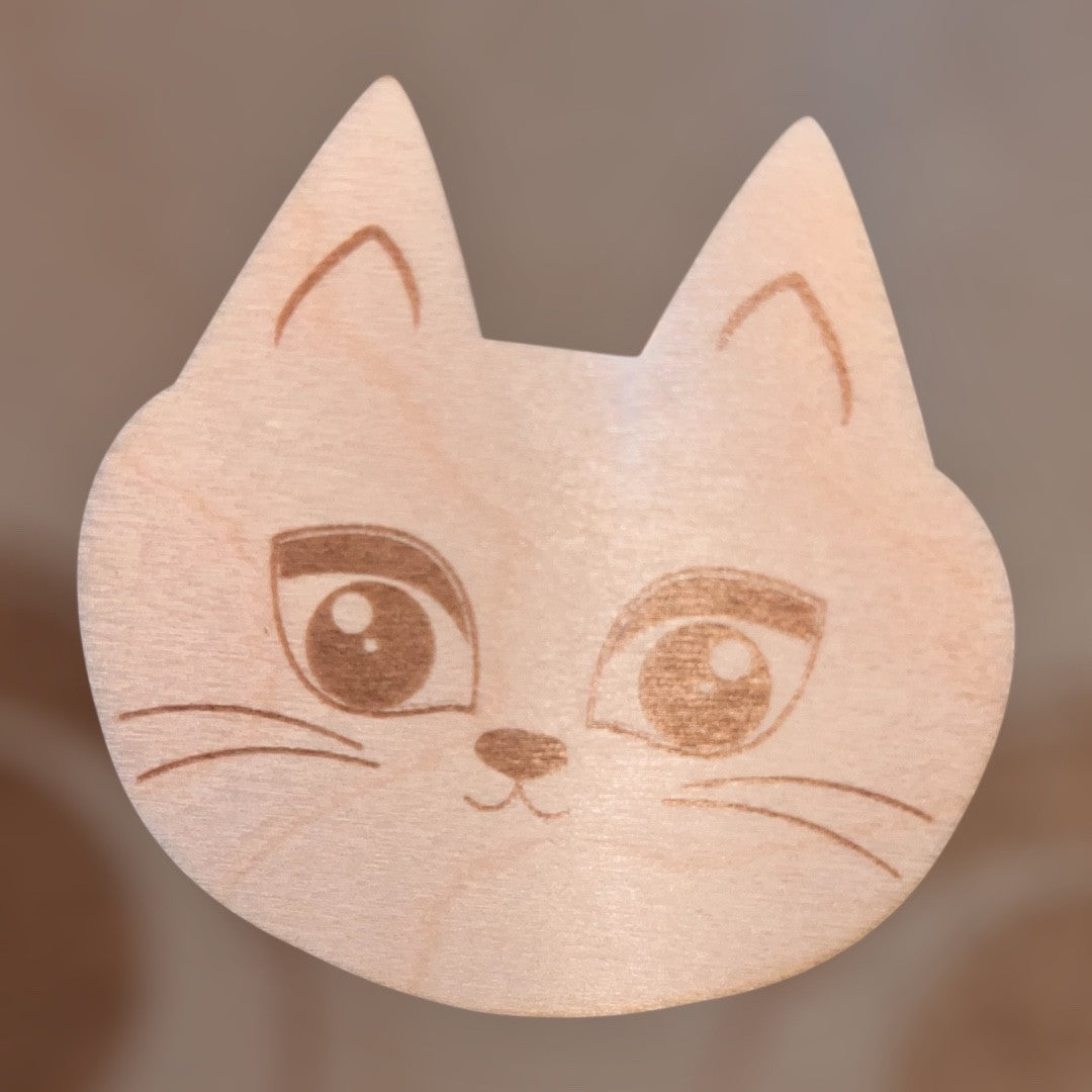 Aimant tête de chat