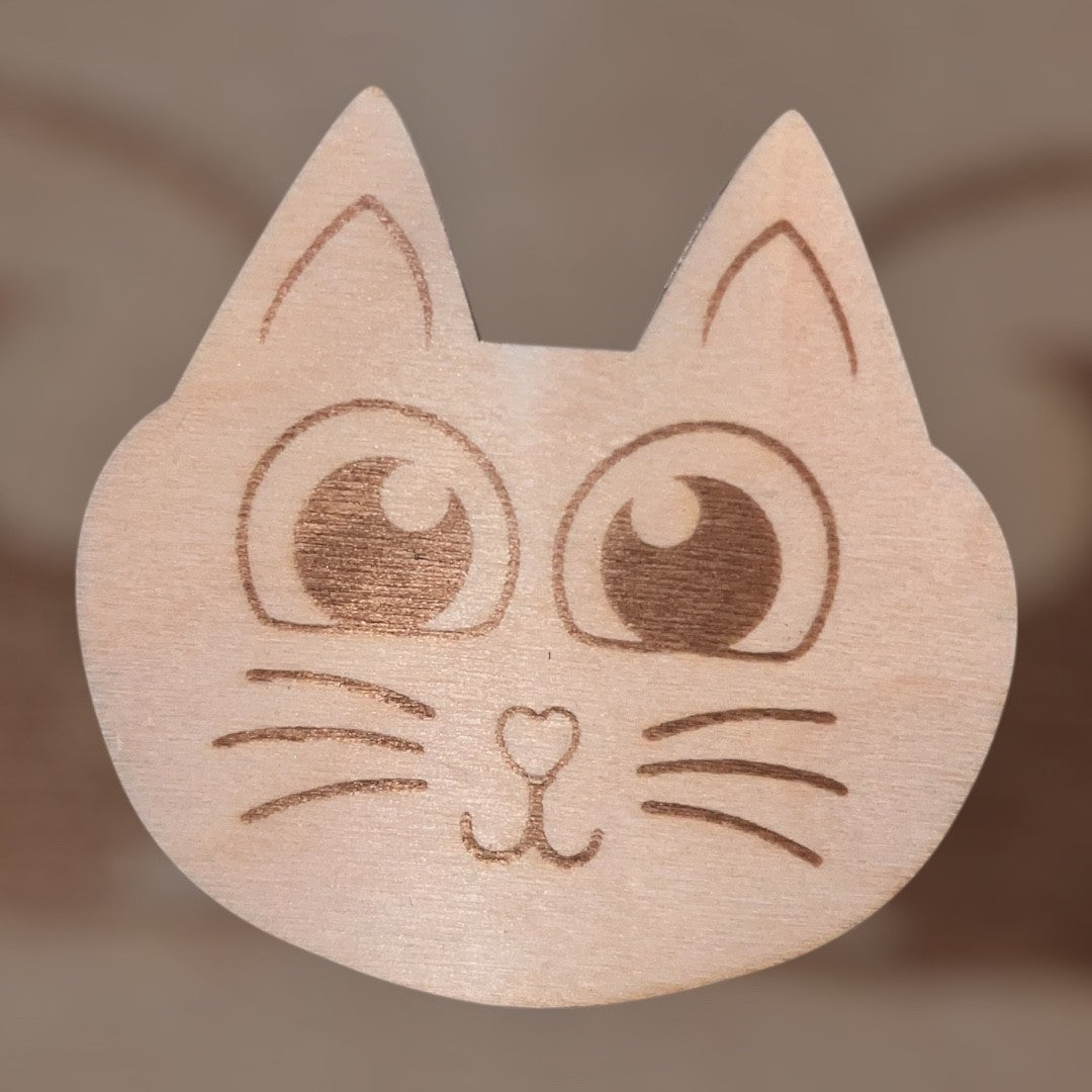 Aimant tête de chat
