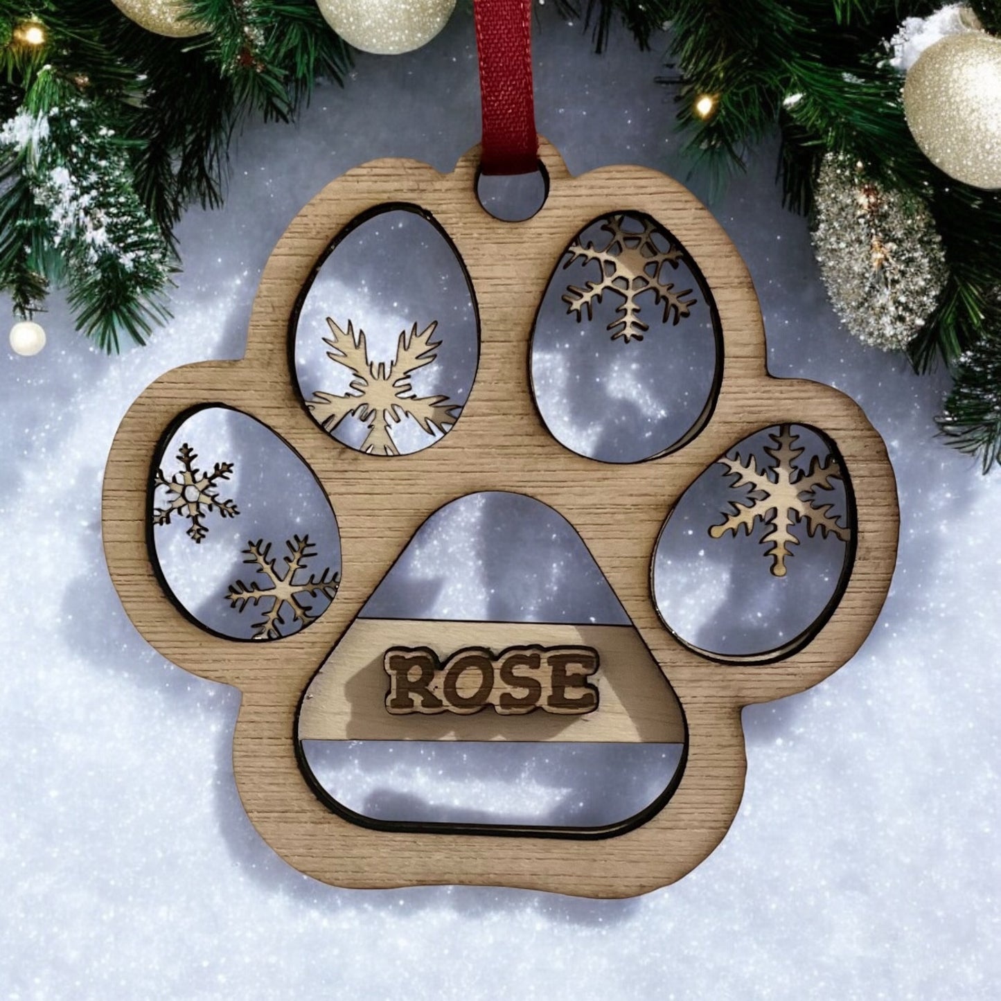 Boule de Noël pattoune