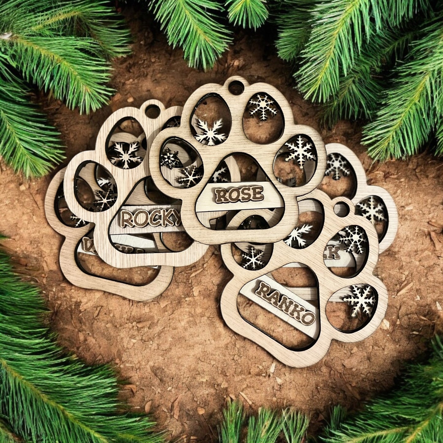 Boule de Noël pattoune