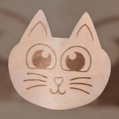 Aimant tête de chat