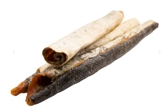 Peau de saumon avec chair