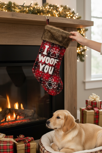Chaussette de Noël (pour chien)